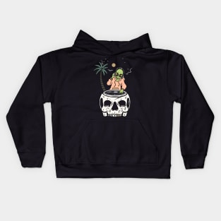 DJ and alien Kids Hoodie